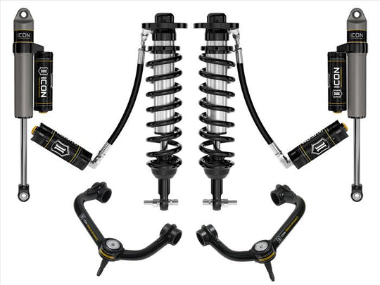 Icon Vehicle Dynamics 2021-Up Ford F150 2WD 0 To 3 Inch Stage 4 Suspension System W/ Tubular UCA