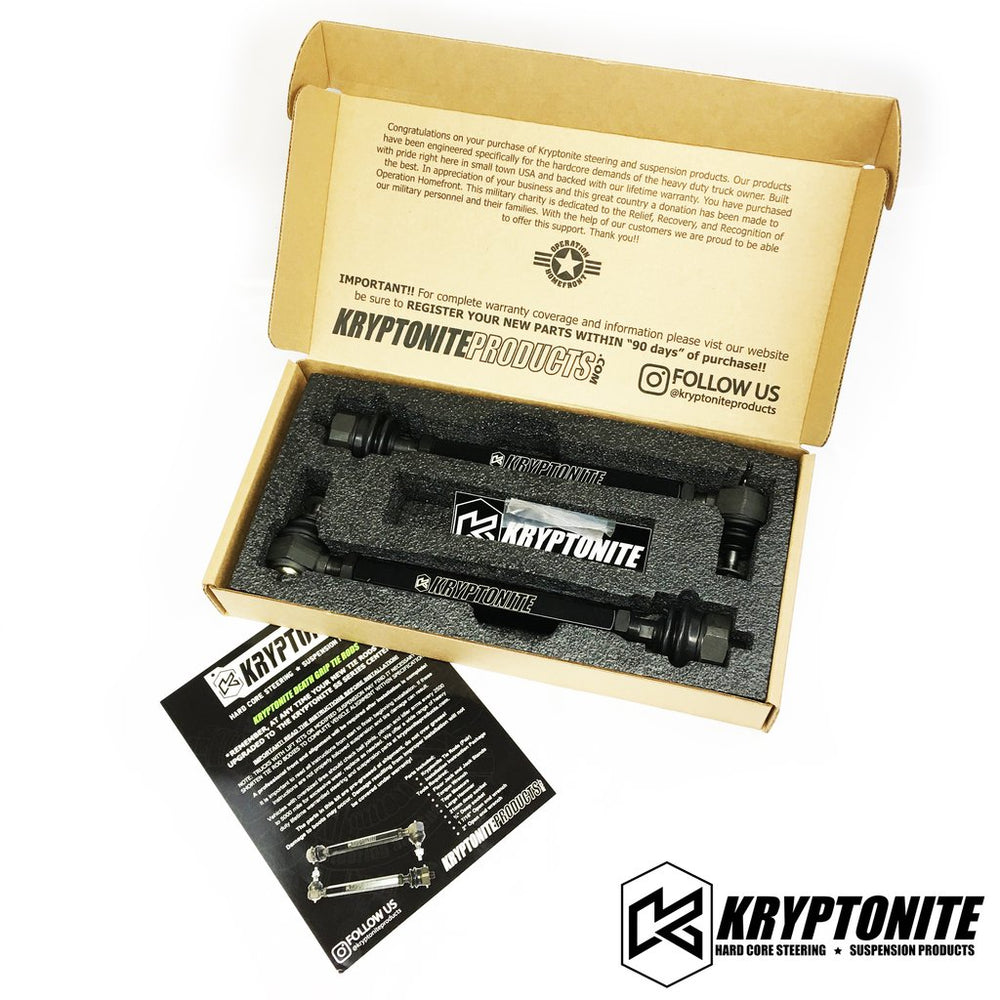 
                
                    Load image into Gallery viewer, Kryptonite Products 2020-2023 GM 2500HD 3500HD Death Grip Tie Rods
                
            