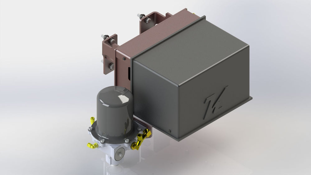 Kelderman Suspension Mechanical Self-Leveling Air Control System-Dual Compressor (4-Link Suspension)