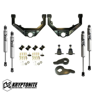 Kryptonite Products 2001-2010 GM 2500HD 3500HD Stage 3 Leveling Kit With Fox Shocks